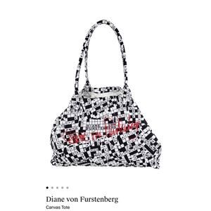 Diane Von Furstenberg 50th Anniversary Large Oversized Tote Beach Gym Pool Bag